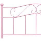  Okvir za krevet ružičasti metalni 160 x 200 cm | shoptok.hr