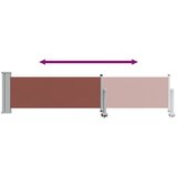  Uvlačiva bočna tenda za terasu 60 x 300 cm smeđa | shoptok.hr