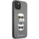 Karl Lagerfeld originalen ovitek KLHCP13SSAKICKCSL za iphone 13 mini siva zaščita - heads | Shoptok.si