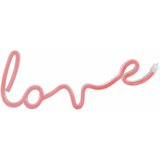  LED neonska zidna dekoracija LOVE LED/3W/3xAA USB crvena | Eponuda.com