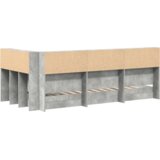  Polica postelja Betonsko siva 75 x 190 cm Konstruiran les, (5000127995) | Shoptok.si