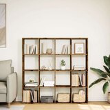 vidaXL Ormarić za knjige boja drva 137,5x29x137,5 cm konstruirano drvo | shoptok.hr