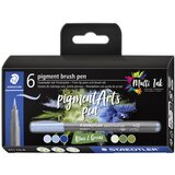 Staedtler vlaknasto pisalo s pigmentnim čopičem, Blues & Greens,, (21656074) Cene