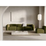 Cosmopolitan Design Zelena sedežna garnitura iz rebrastega žameta 364 cm Bergano – | Shoptok.si