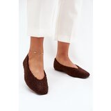 Boto Ladies Ballet Flats With Sheepskin Chocolate Zimira Cijene
