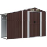 Vrtno spremište smeđe 277 x 279 x 179 cm od pocinčanog čelika | shoptok.hr