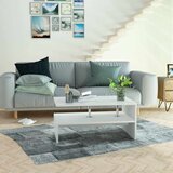  Stolić za kavu od konstruiranog drva 90 x 59 x 42 cm bijeli | shoptok.hr