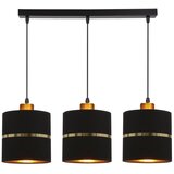  Crni Visilica na sajli ASSAM 3xE27/60W/230V | Eponuda.com