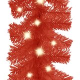  Božićna girlanda s LED svjetlima 5 m crvena | shoptok.hr