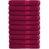 vidaXL Premium brisače 10 kosov bordo 100x200 cm 600 g/m2 100 % bombaž | Shoptok.si