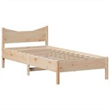 vidaXL Okvir kreveta bez madraca 90 x 190 cm od masivne borovine | shoptok.hr
