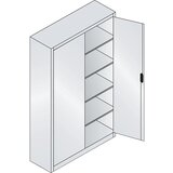 C+P Univerzalna omara ACURADO, ŠxG 1200 x 400 mm, svetlo sive barve | Shoptok.si