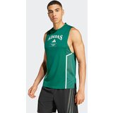 Adidas Funkcionalna majica 'D4T HERITAGE' zelena / bela | Shoptok.si