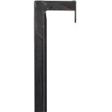 Light & Living Mat crna polica od masivnog manga 120 cm Maddison – | shoptok.hr