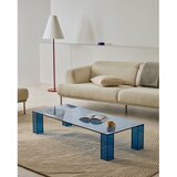 Kave Home Modra steklena mizica 60x140 cm Adularia – | Shoptok.si