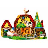 Magnetic Construction Blocks Domestic Animals Farm 54 pcs. | shoptok.hr