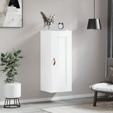  Zidni ormarić sjajni bijeli 34,5 x 34 x 90 cm konstruirano drvo | shoptok.hr
