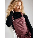 Carhartt WIP Hlače z naramnicami temno roza / črna / bela | Shoptok.si