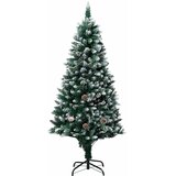  Umjetna božićna jelka s LED svjetlima i setom kuglica i češerima 180 cm | Eponuda.com