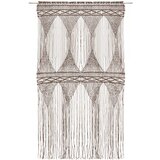 Furnova Zavesa makrame taupe 140x240 cm bombaž, (21918285) | Shoptok.si