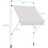  Montelux Easy 150x120cm Bež Balkonska Tenda ( 1982 ) Cene