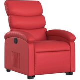  Naslonjač na podizanje od umjetne kože crveni | shoptok.hr