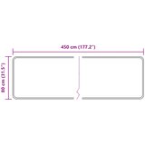 Traka za tepih MARSA Crna 80 x 450 cm Poliester i PVC | shoptok.hr