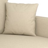  2-dijelni set sofa s jastucima krem od tkanine | shoptok.hr