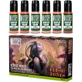 Green Stuff World Paint Set - Flesh Tones (Box x6) Cene