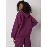 RUE PARIS Sweatshirt-RV-BL-7452.16-dark purple | Shoptok.si