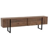 Hanah home TV Komoda Serenity, 180x50x29.5cm, Braon-Crna | Eponuda.ba