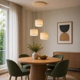 Brilliant visilica na sajli velin 3xE27/20W/230V pr. 61 cm krem | Eponuda.com