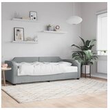 vidaXL Dnevna postelja z vzmetnico svetlo siva 90x190 cm bla Cene