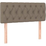  box spring s madracem LED smeđesivi 120 x 200 cm tkanina | shoptok.hr
