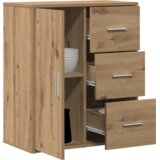 vidaXL Strani šal artisan hrast 60 x 31 x 70 cm Konstruiran les | Shoptok.si