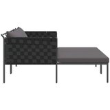  Ležaljka na suncu s jastukom Antracit 153 x 115 x 69.5 cm | Eponuda.com