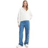 Cropp - Majica s kapuljačom - Slonovača | shoptok.hr
