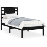 Furnova Posteljni okvir črn iz trdne borovine 100x200 cm, (21940451) | Shoptok.si