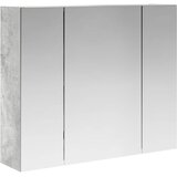 Kupaonski ormar s ogledalom Betonski sivi 60 x 14,5 x 50 cm | shoptok.hr