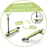 Chillafish 2u1 trotinet i skejt SkatieSkootie 3 do 50 kg zelena | Eponuda.com