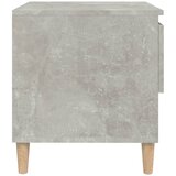  Noćni ormarići 2 kom boja betona 50x46x50 cm konstruirano drvo | shoptok.hr