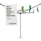 Brabantia Vrtno stojalo za sušenje perila v srebrni barvi 40 m Essential – | Shoptok.si