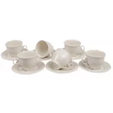 Kütahya Porselen set od 6 porculanskih šalica s tanjurićima Kutahya Elegance 150ml