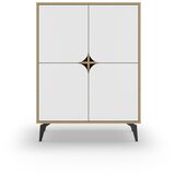 Marckeric Bela/v naravni barvi omarica v hrastovem dekorju 90x120 cm Nola – Cene