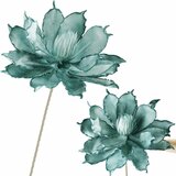  Springos® Cvijet 40 cm - Tirkizna/Srebrna + Glitter | shoptok.hr
