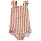 Liewood dječji kupaći kostim tanna stripe coral blush/creme de la creme Cijene
