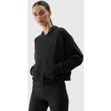 4f Women's sweatshirt with the addition of modal - black | Shoptok.si