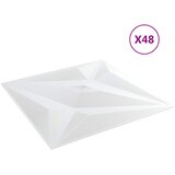  Zidne panele 12 pcs Bijela zvijezda 50 x 50 cm XPS pjena | shoptok.hr