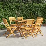 vidaXL Zložljivi vrtni stoli 6 kosi 47x62x90 cm trdna tikovina Cene