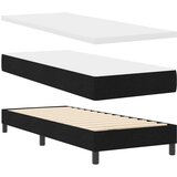  s opruga kutije s uzglavljem Crna 80 x 200 cm tkanina | shoptok.hr